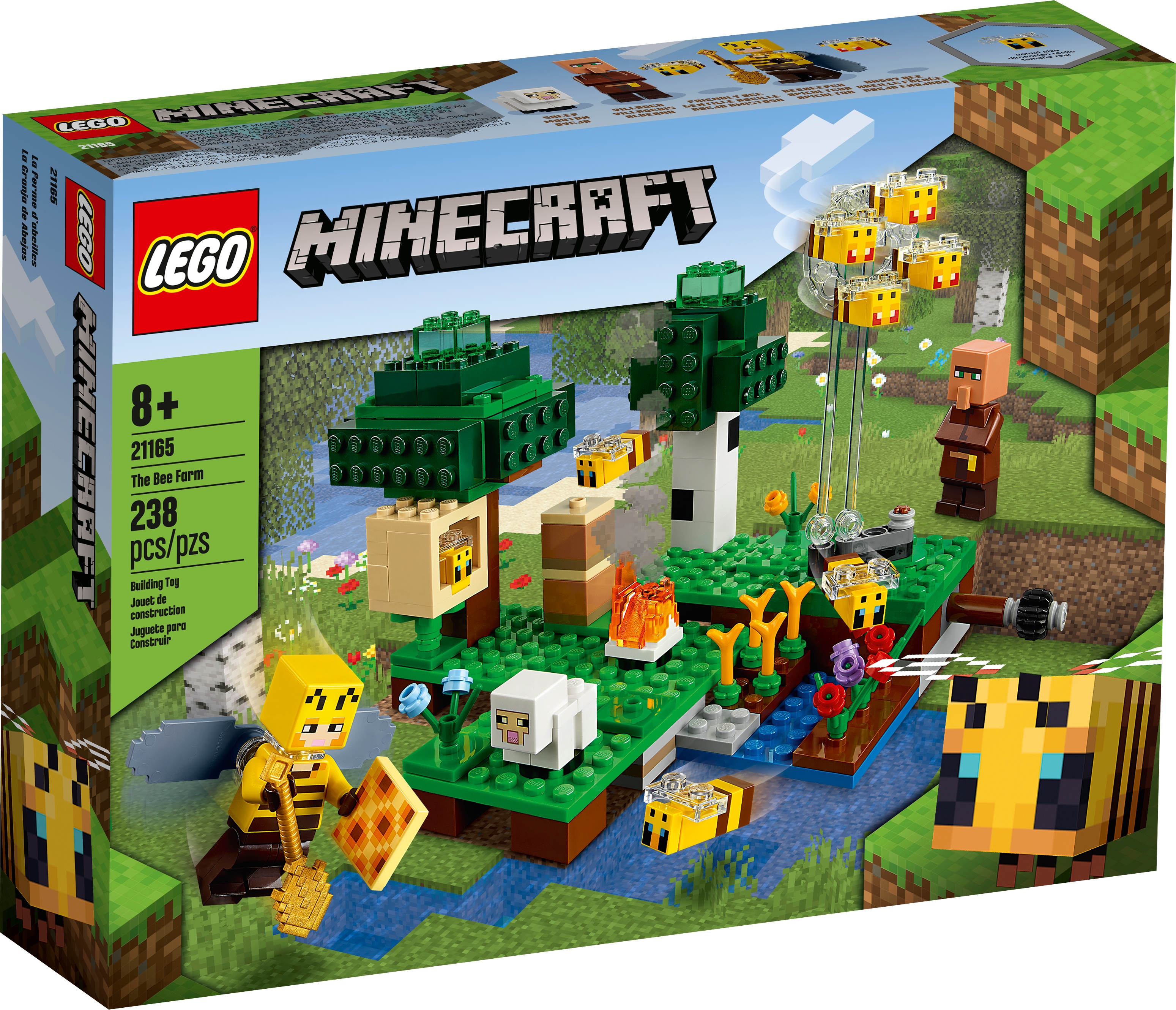 16 PCS Meine Welt Mini Minecraft Bausteine Figuren Fit Lego Spielzeug Geschenkl 