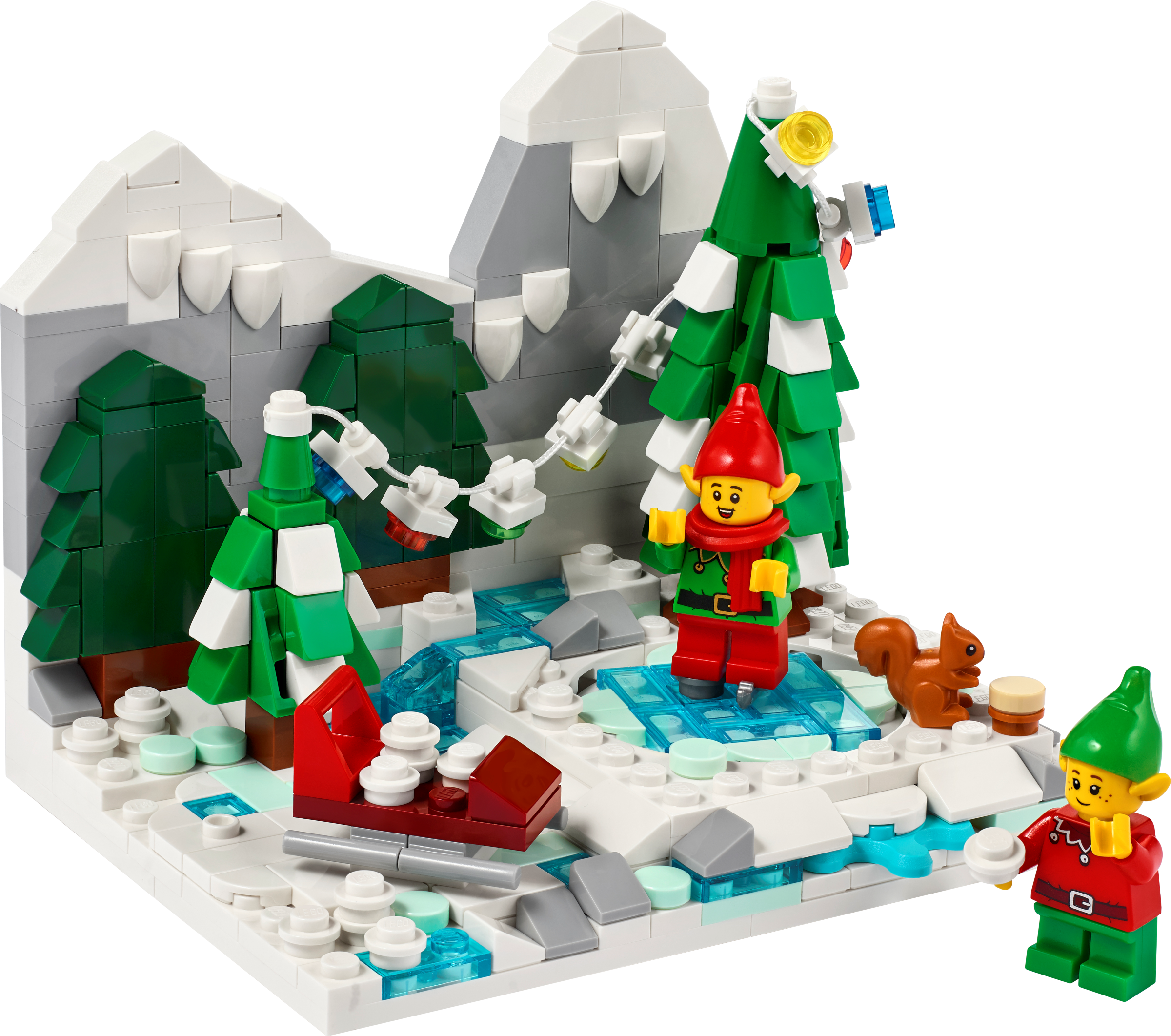 LEGO Holiday Black Friday 2021 Gift with Purchase 40484 Santa's Front Yard  [Review] - The Brothers Brick | The Brothers Brick