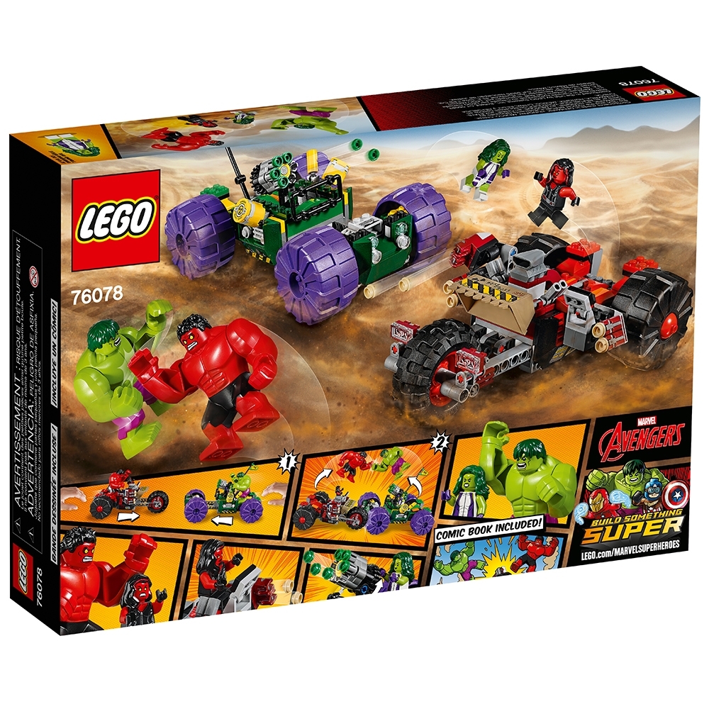 Beregn dynasti Rute Hulk vs. Red Hulk 76078 | Marvel | Buy online at the Official LEGO® Shop US