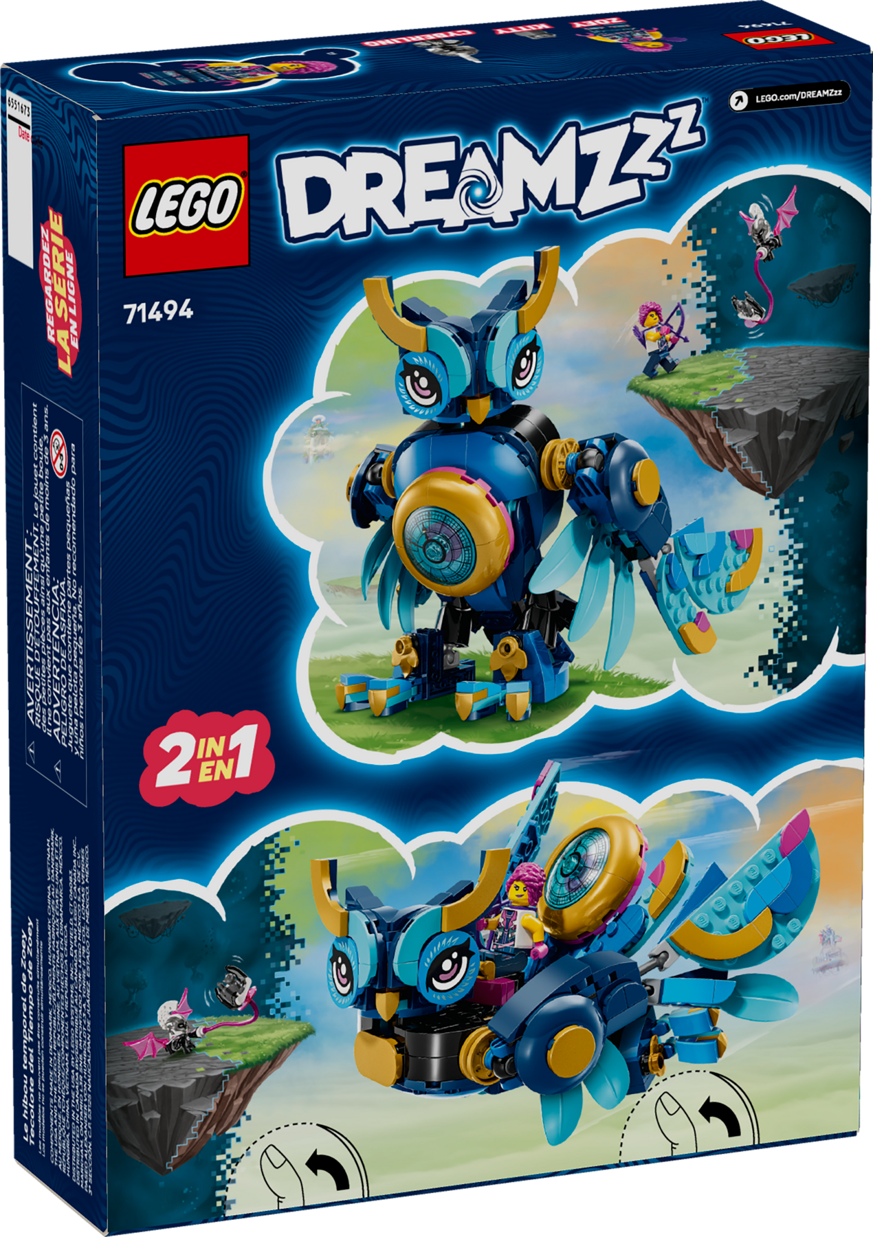 Zoey's Time Owl 71494 | LEGO® DREAMZzz™ | Buy online at the