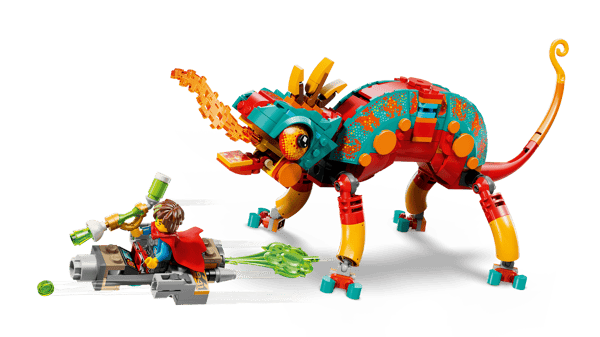 LEGO 71492 Le caméléon cracheur de feu de Mateo — visuel 3 sur 8
