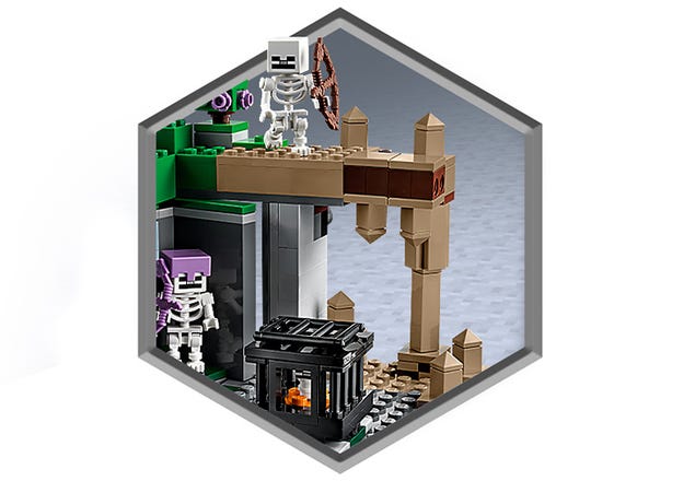 LEGO Minecraft - Le donjon du squelette Lego en 2023