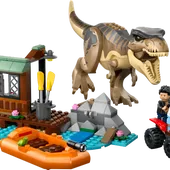Le T. rex et l’évasion sur la rivière