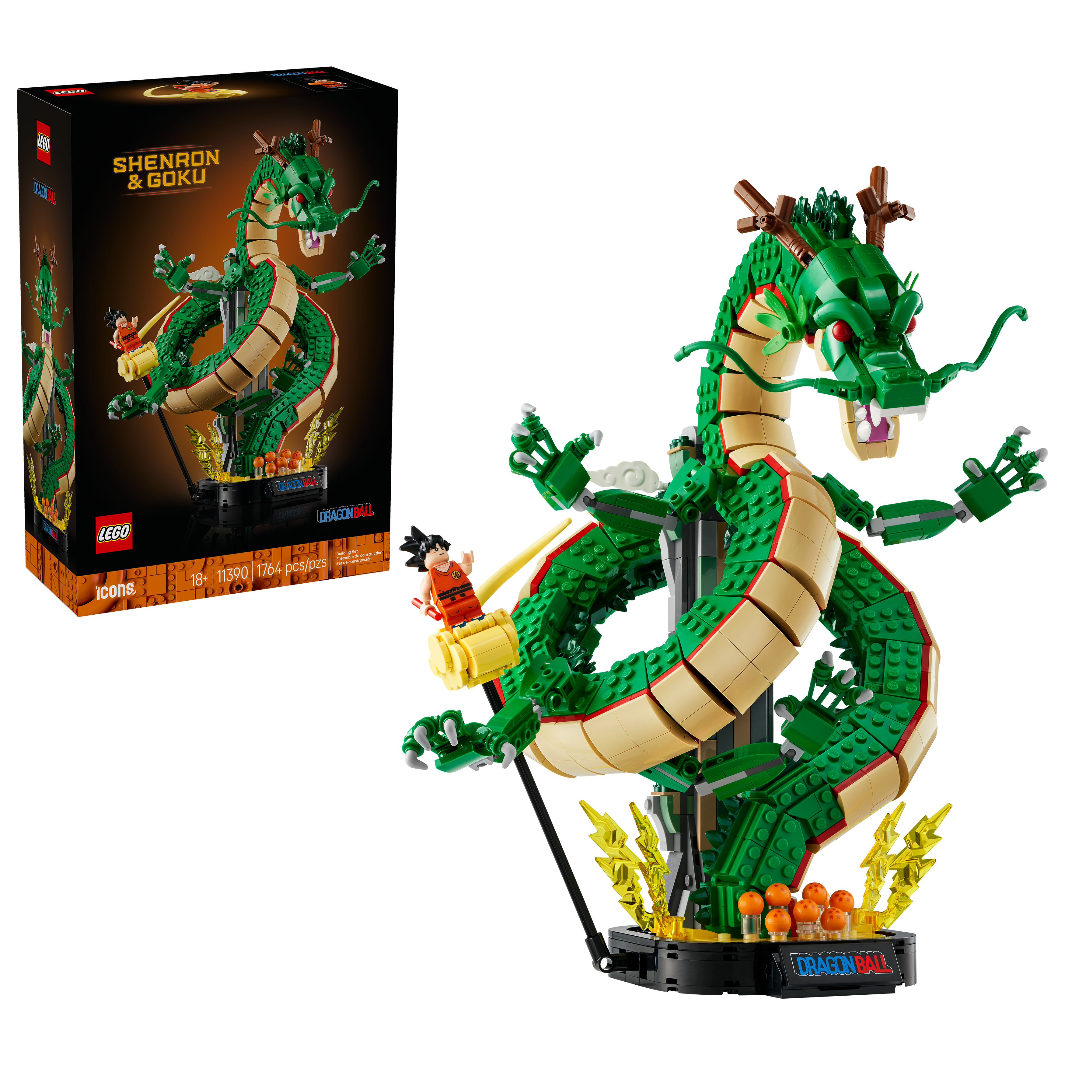 LEGO Dragon Ball debuta con el set Shenron & Goku de la línea Icons