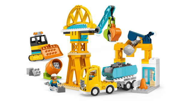 LEGO 10476 Le chantier et les véhicules de construction 3-en-1 — visuel 3 sur 8