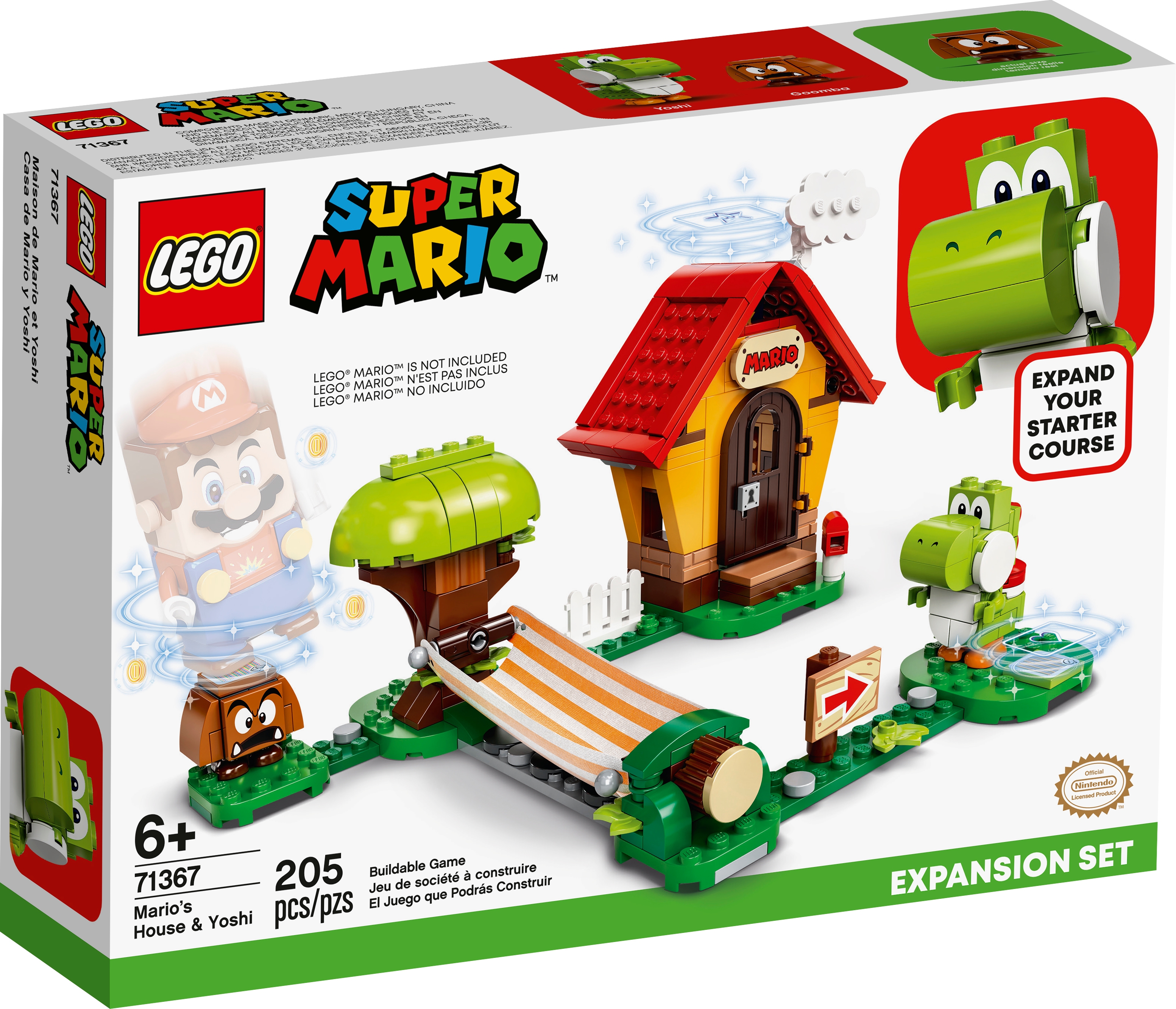 LEGO Super Mario for sale online 71367 Mario’s House & Yoshi Expansion Set 