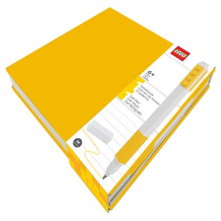 Notitieboekje met gelpen – geel