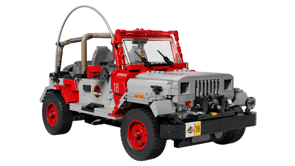 LEGO 77984 Jurassic Park Jeep® Wrangler — visuel 7 sur 8
