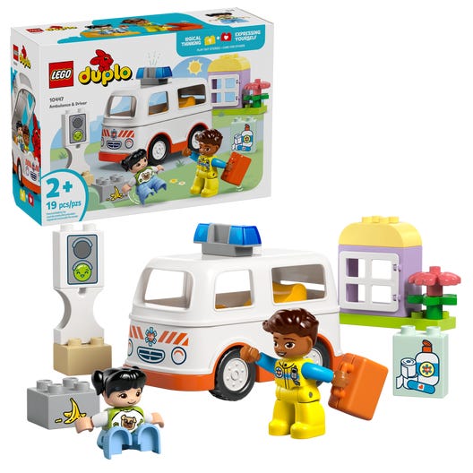 LEGO 10447 - Ambulance og fører