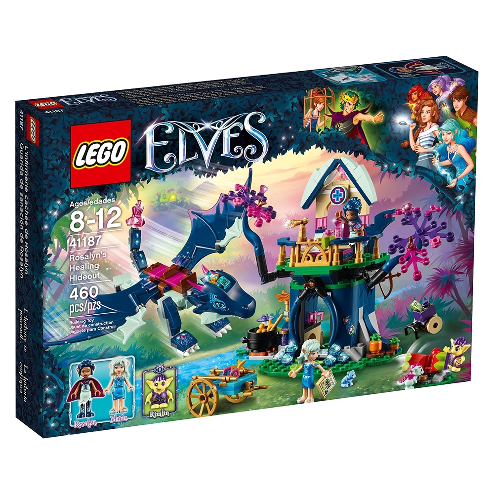 Elves Dragon Rosalyn's Healing Hideout fit Legos Building Blocks kids Toys xmas 