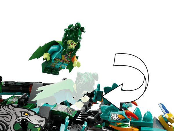 LEGO 80056 La bête à 9 têtes — visuel 6 sur 8