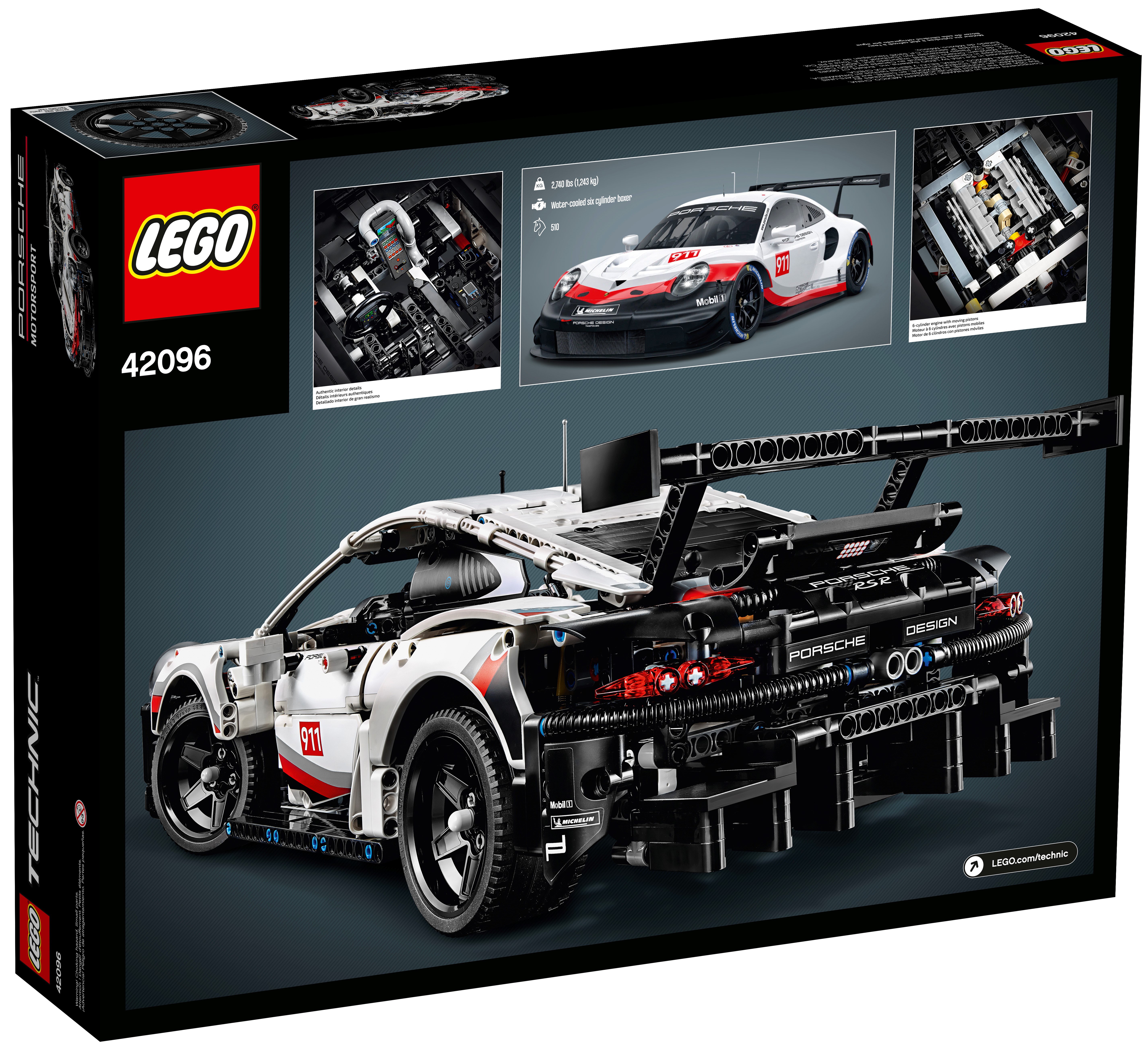 Lager Hvor Oxide Porsche 911 RSR 42096 | Technic | Buy online at the Official LEGO® Shop SK
