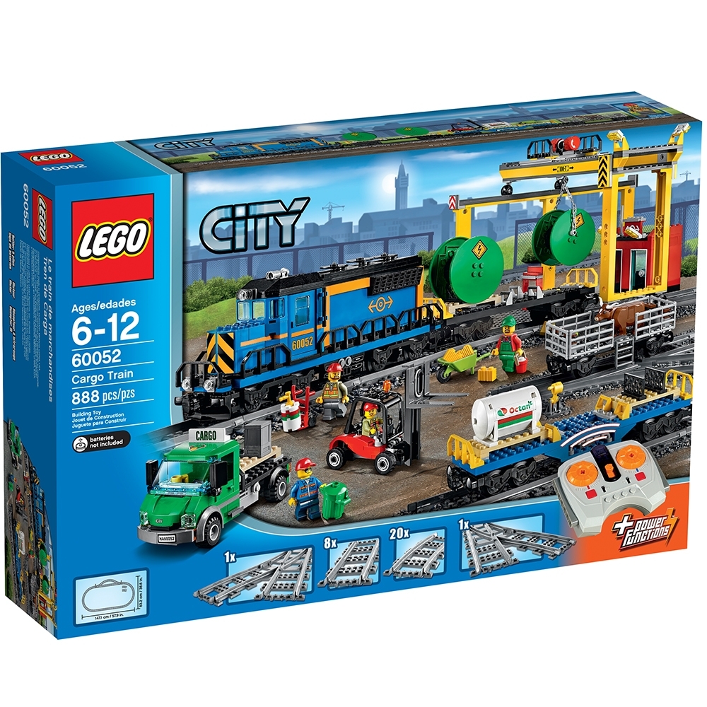 lego city blue train