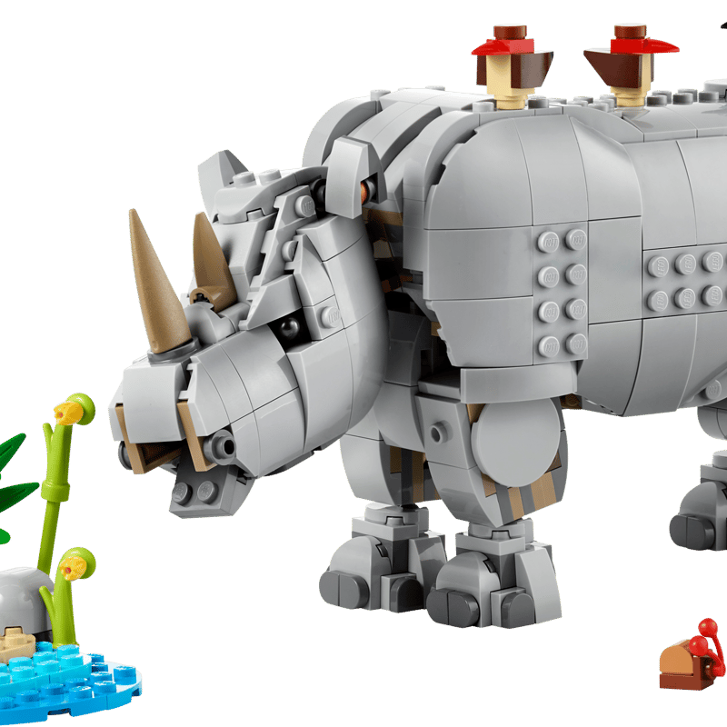 Wild Animals: Majestic Rhino with Birds 31171 | Creator 3-in-1 Wild Animals: Majestic Rhino with Birds 31171 | Creator 3-in-1