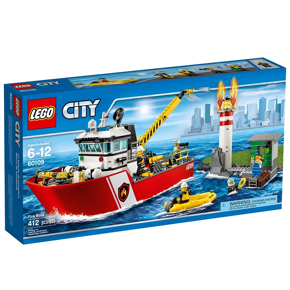 Drik vand Underskrift titel Fire Boat 60109 | City | Buy online at the Official LEGO® Shop US