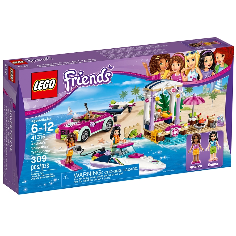 Friends 41316 The Angeya's Rowing Trailer Bricks Building Blocks Toys 330PCS NEW 