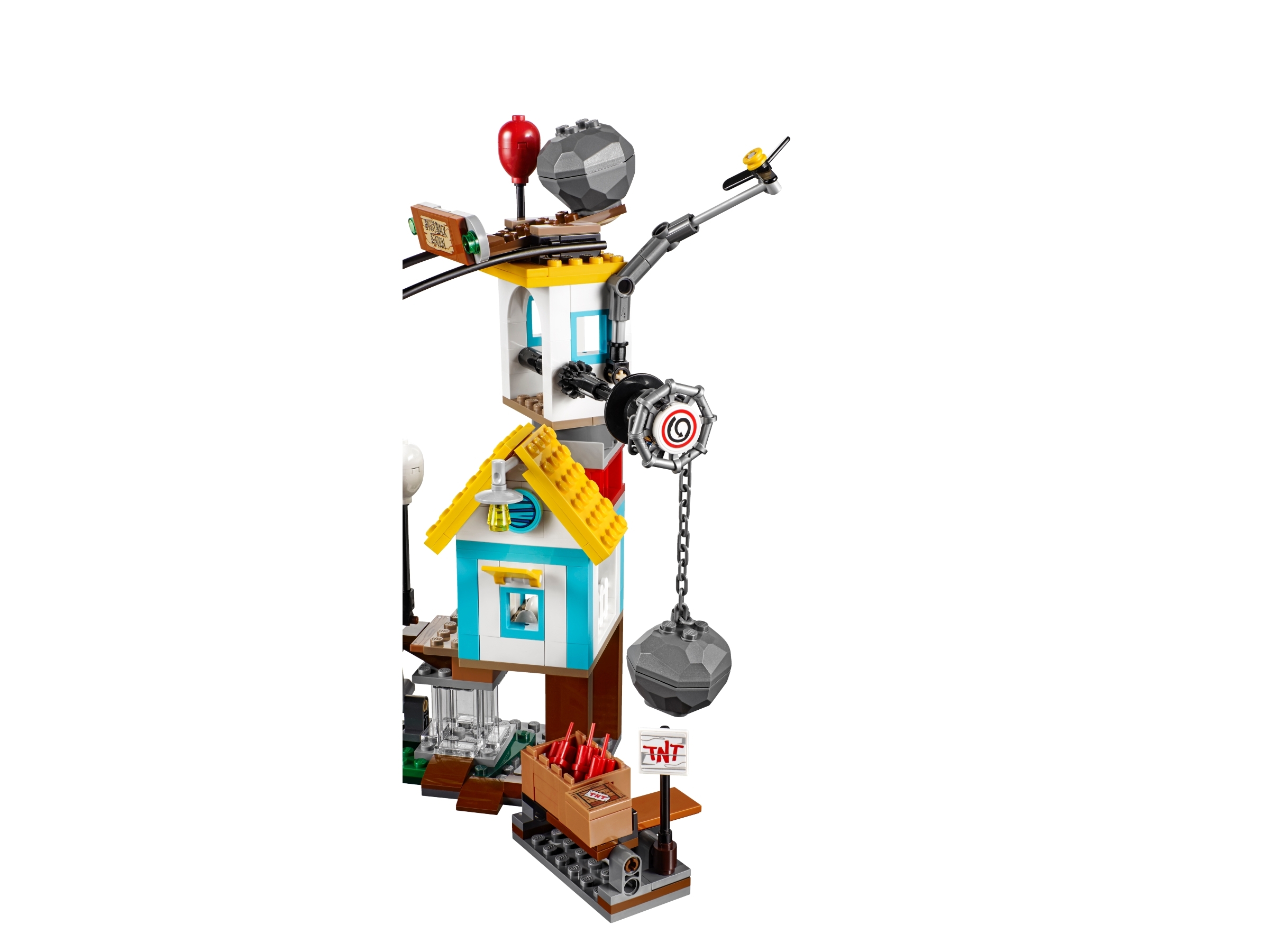 386pcs LEGO 75824 Pig City Teardown from The Angry Birds Movie Age 7-14