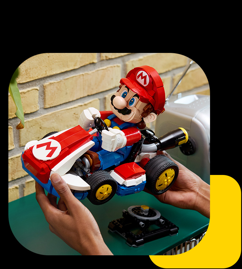 Mario Kart™: Mario & Standard Kart 72037 | LEGO® Super Mario