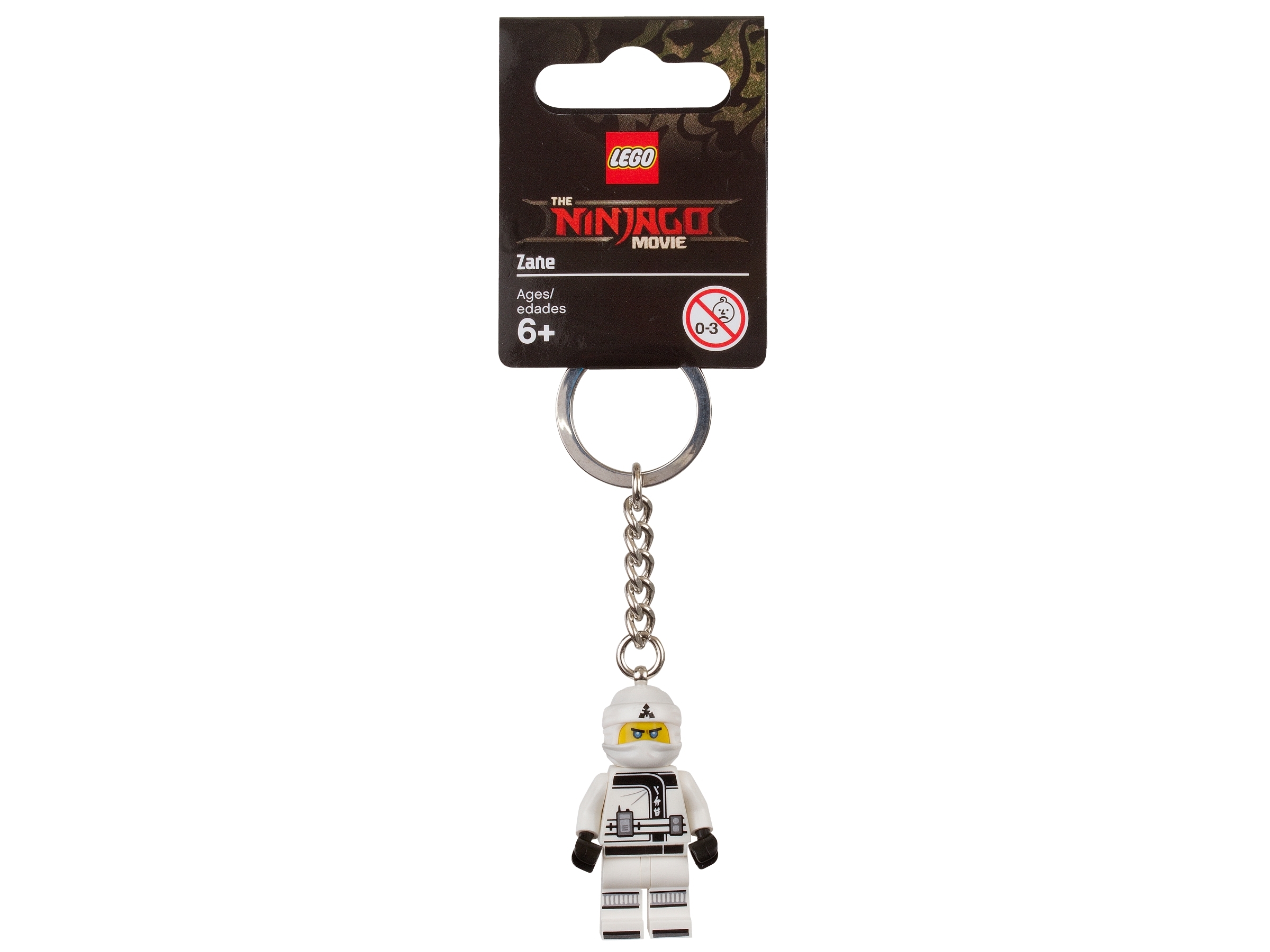 Lego® Ninjago Minifiguren Schlüsselanhänger Zane  853695 Neu 