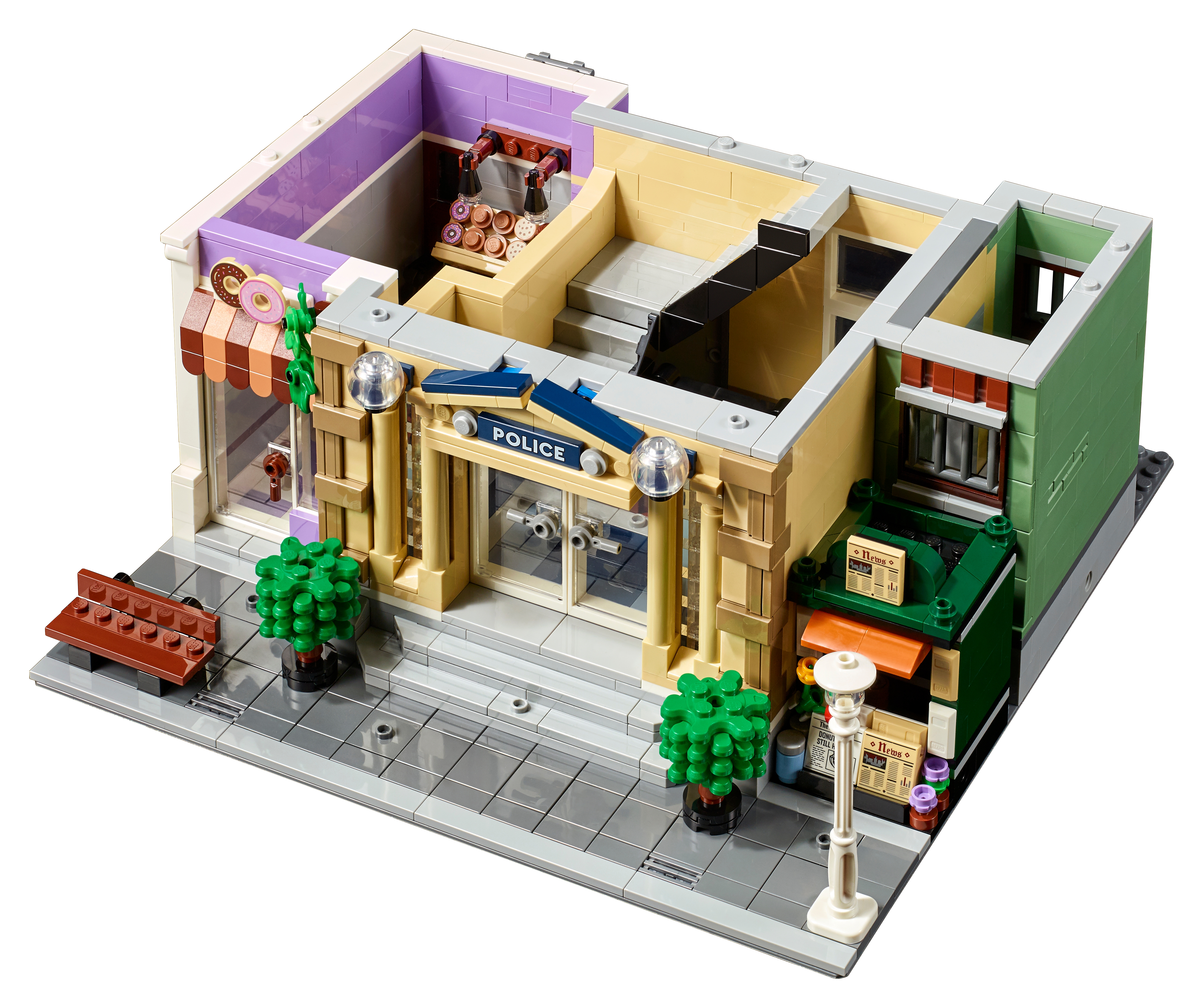 Booth Redaktør Vejrtrækning Police Station 10278 | LEGO® Icons | Buy online at the Official LEGO® Shop  US