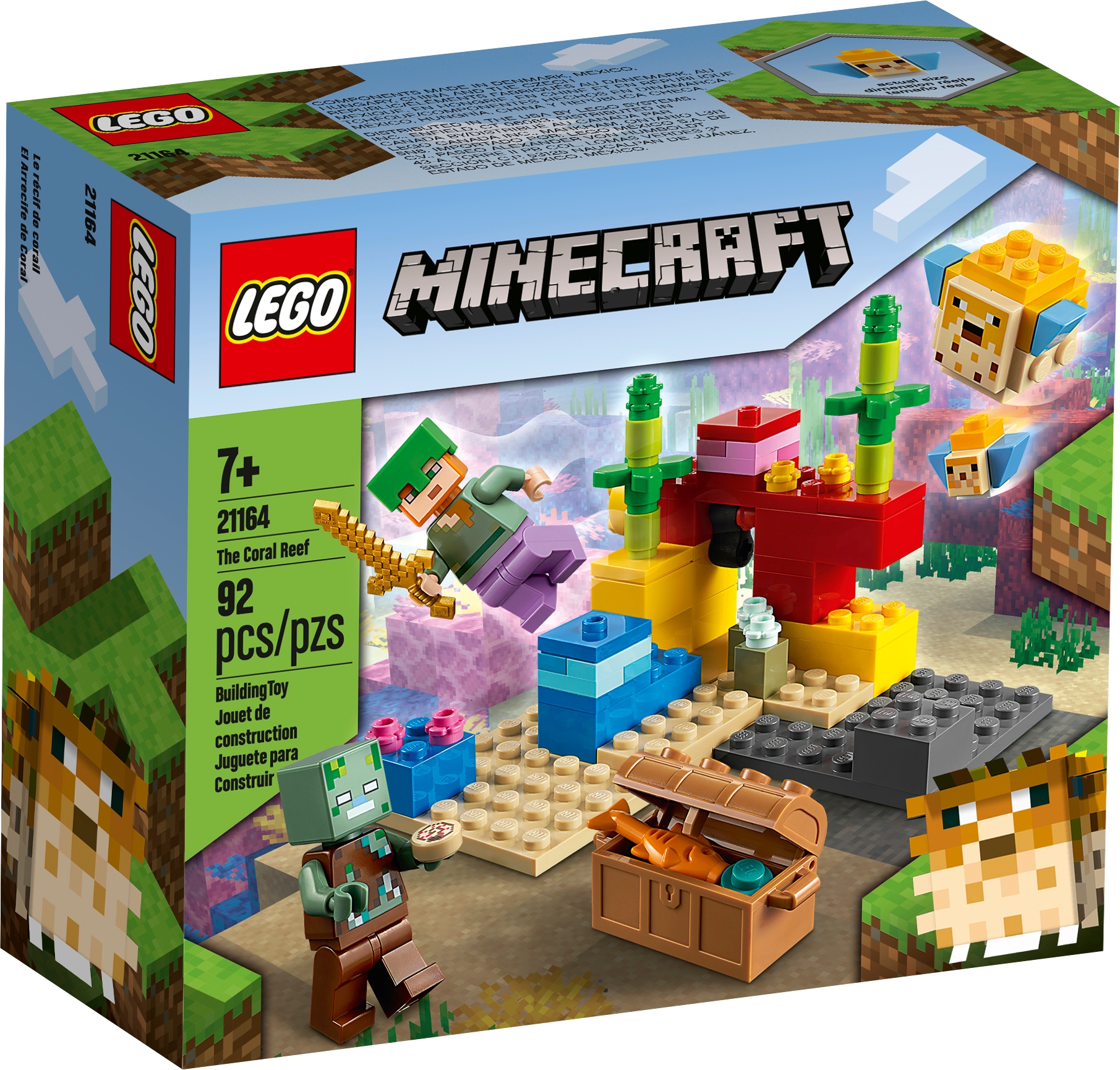 The Coral Reef Minecraft Buy Online At The Official Lego Shop Fr