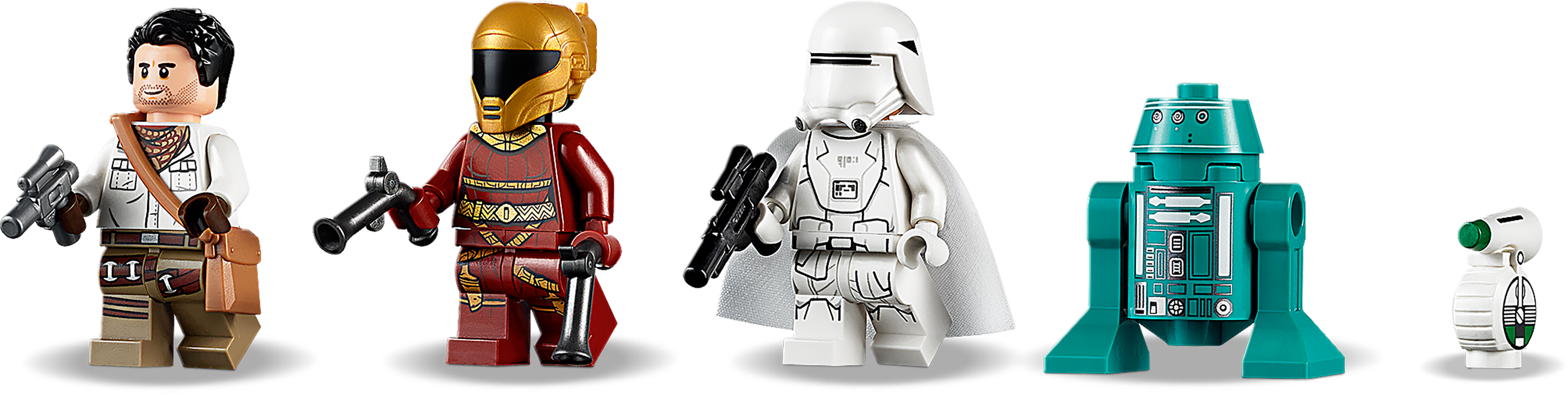 LEGO Star Wars Ep 9 Y-Wing 75249 Minifigure Poe Zorii Bliss Astromech Droid D-O 