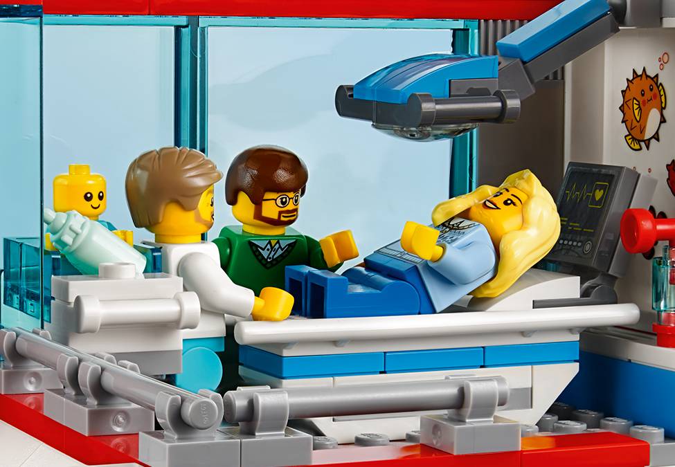 md NEW LEGO DOCTOR MINIFIG LOT surgeon female needle nurse hospital medical dr 