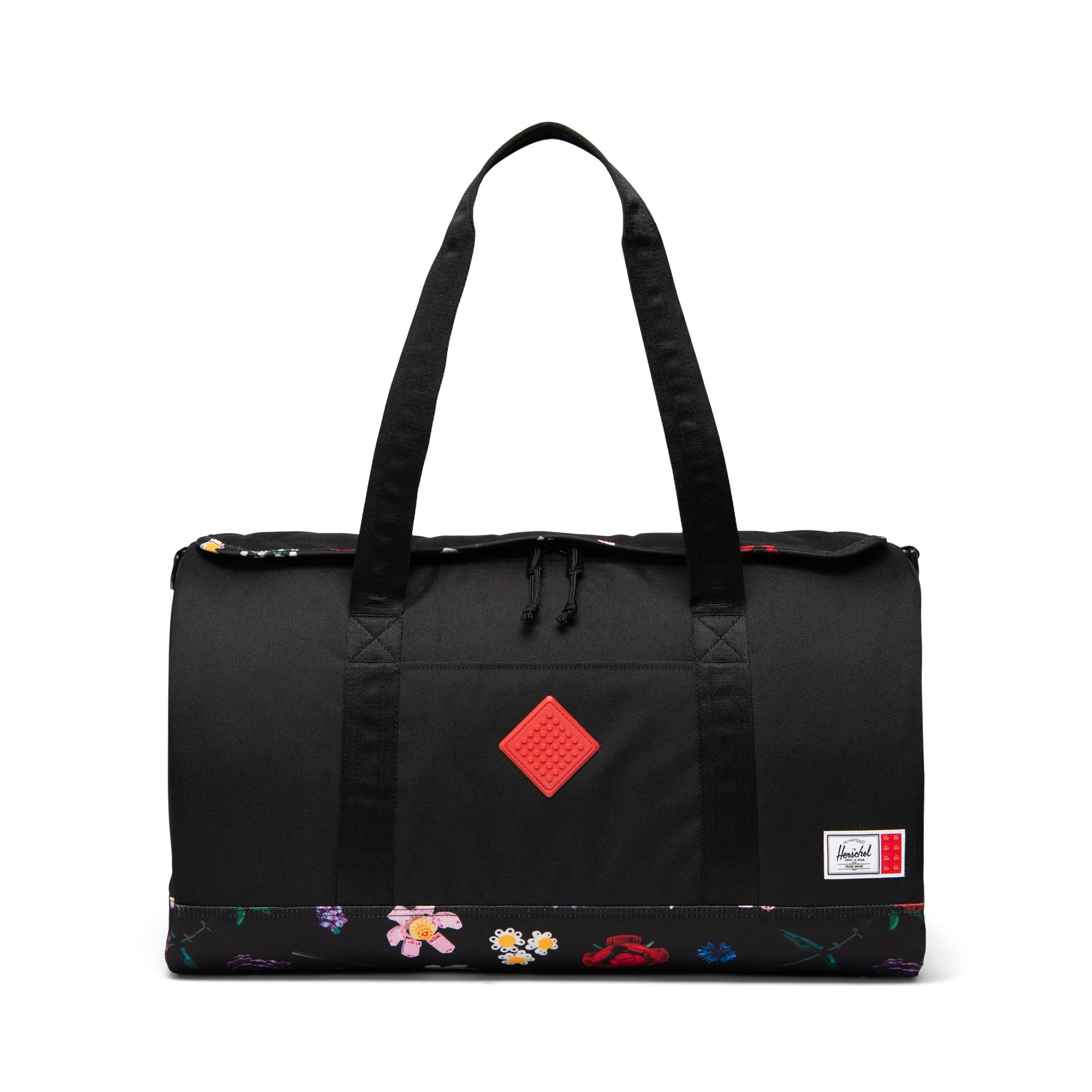 Herschel Heritage Duffle – Black Falling Florals