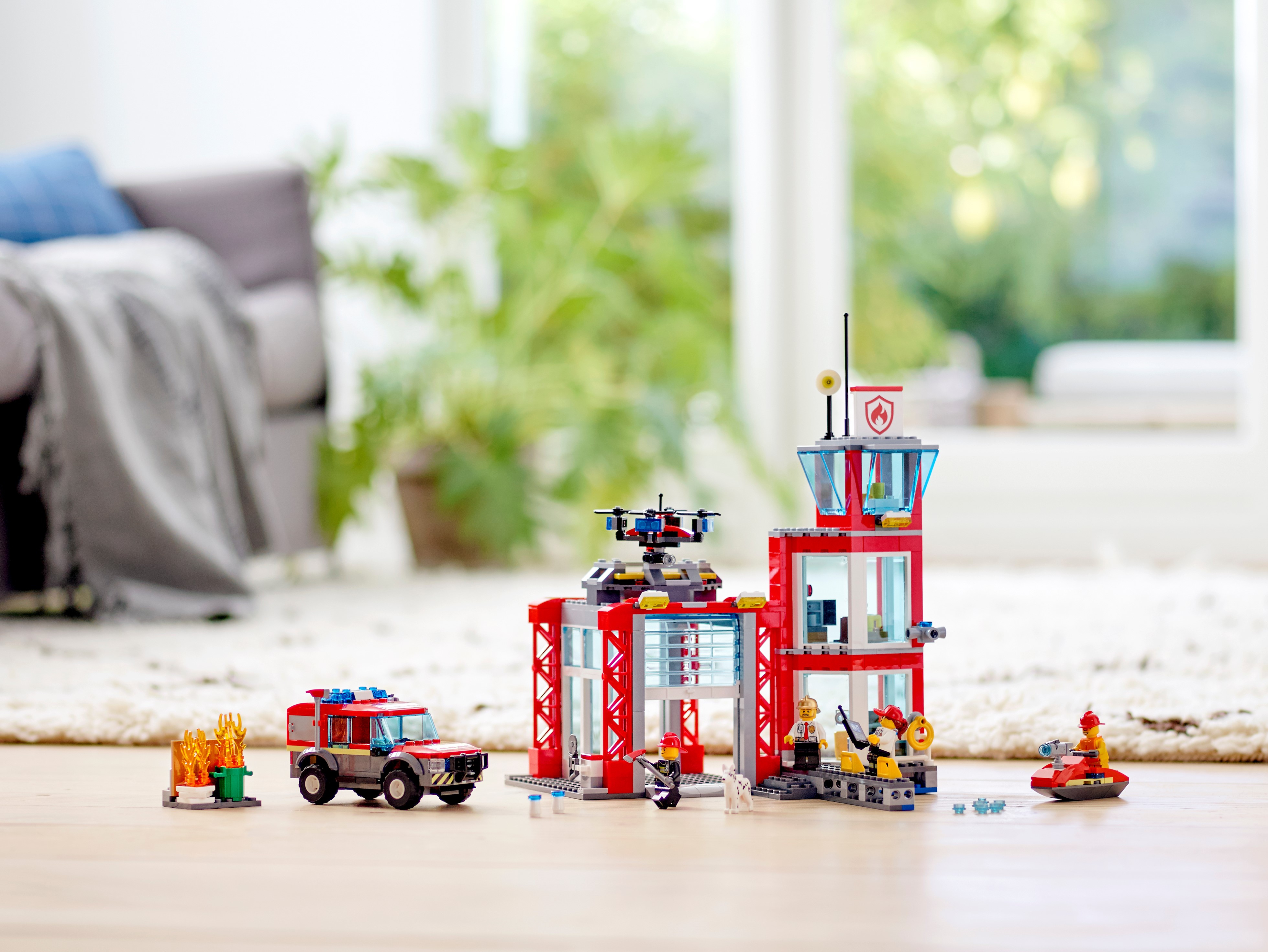 Fire Station 60215 | City | Buy online at the Official LEGO® Shop US