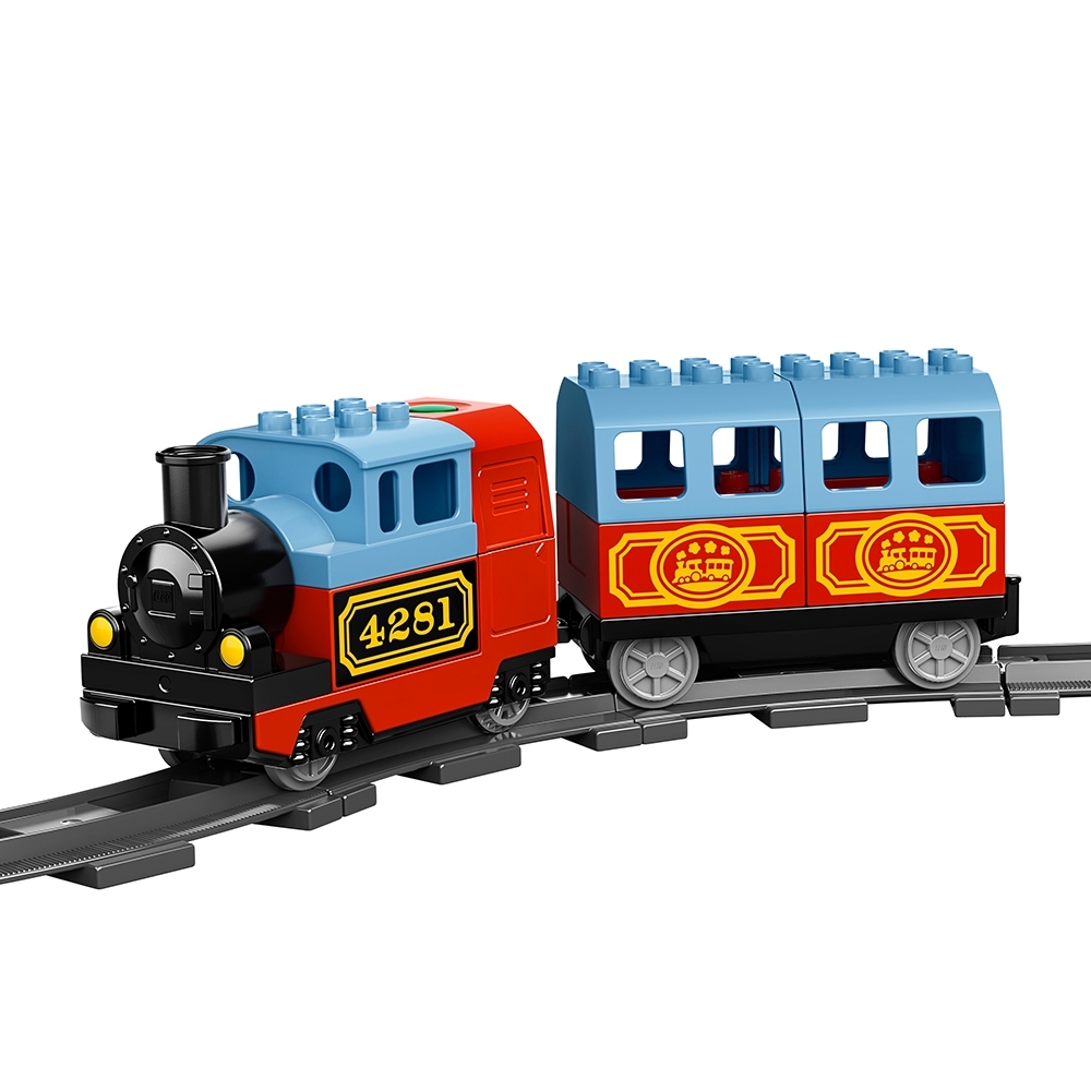 Rialzo Rimorchio LEGO Duplo Rosso Padiglione Cabina Ferrovia Di 10507 