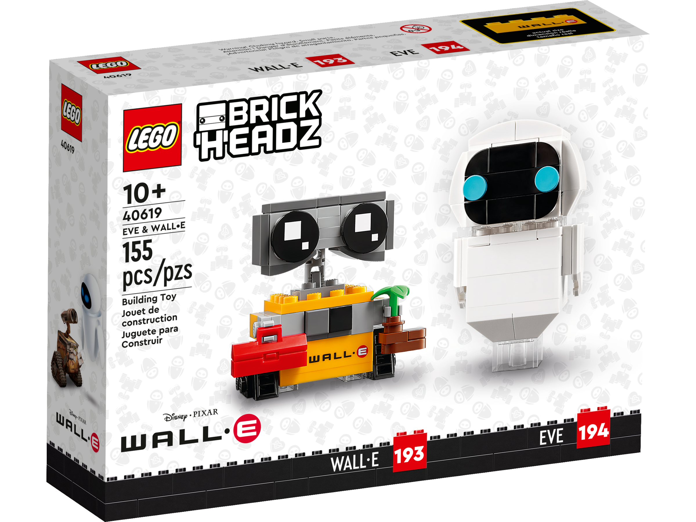 EVE & WALL•E 40619 | BrickHeadz Buy at the Official LEGO® Shop US