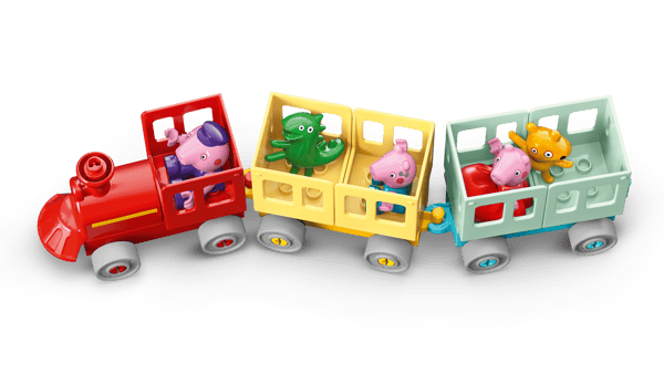 LEGO 10466 Le voyage en train avec Papy Pig — visuel 3 sur 8