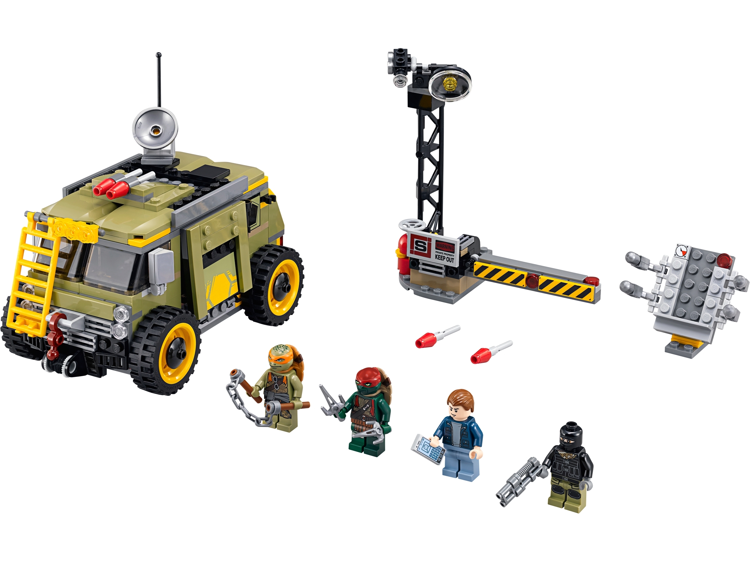 Turtle Van Takedown 79115 Teenage Mutant Ninja Turtles™ Buy online at the Official LEGO® Shop LU