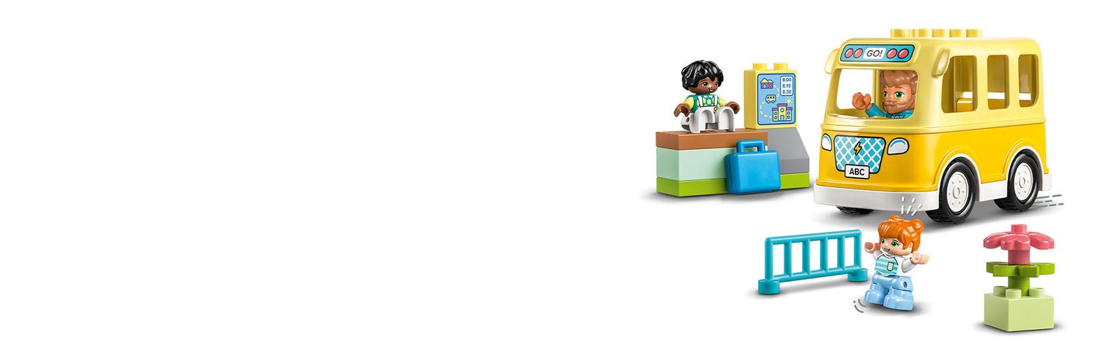 LEGO 10988 Duplo Paseo en Autobús, Juguete Educativo para Desarrollar  Habilidades Sociales y Motricidad Fina. Más de 2 Años