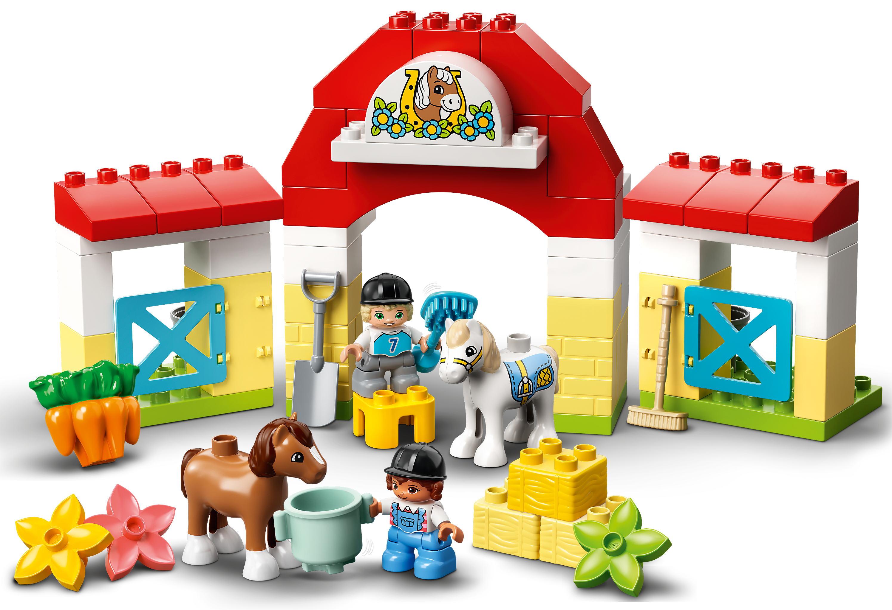 Hestestald og | DUPLO® | Officiel LEGO® Shop