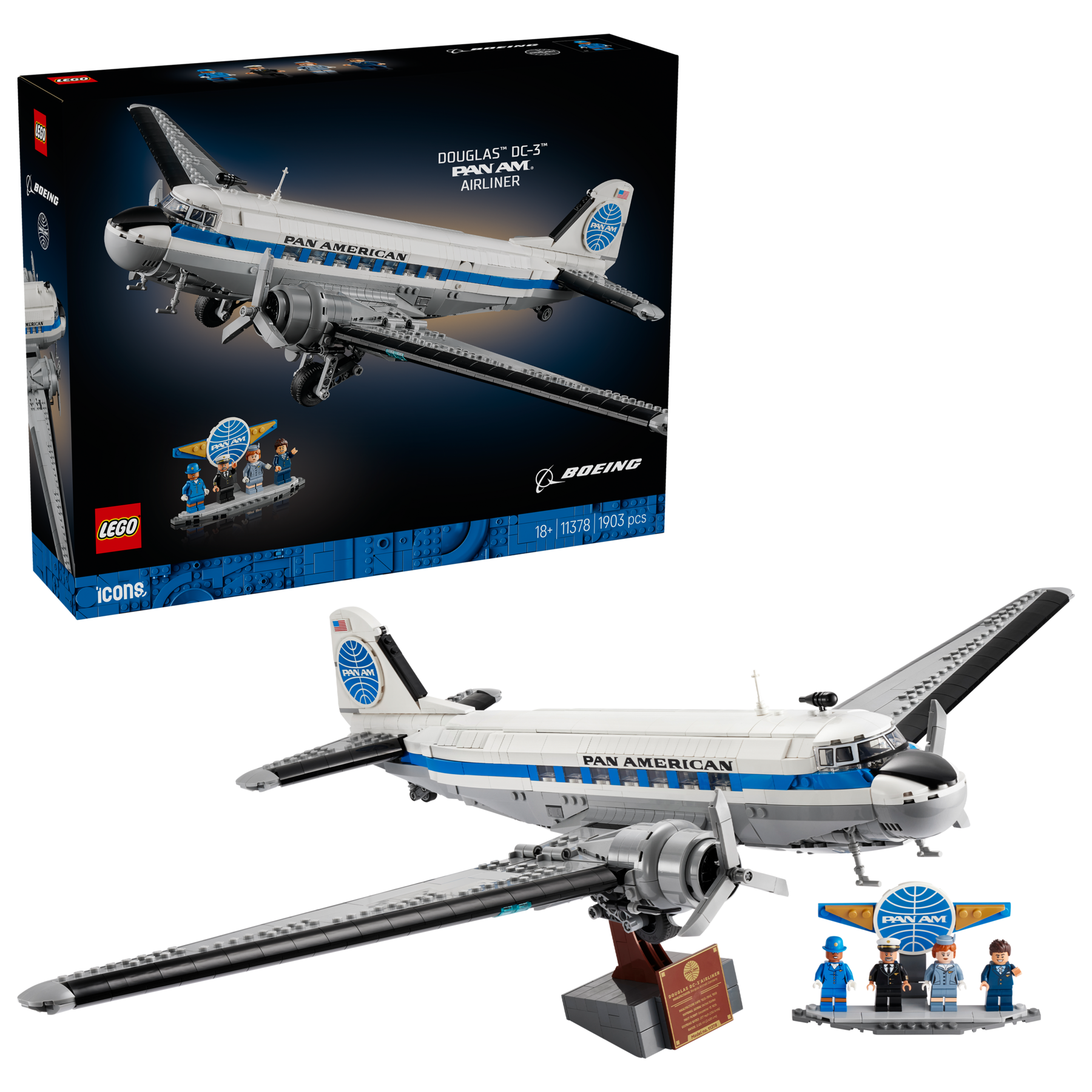 Lego  11378 Douglas™ DC-3™ PAN AM® Airliner – PR