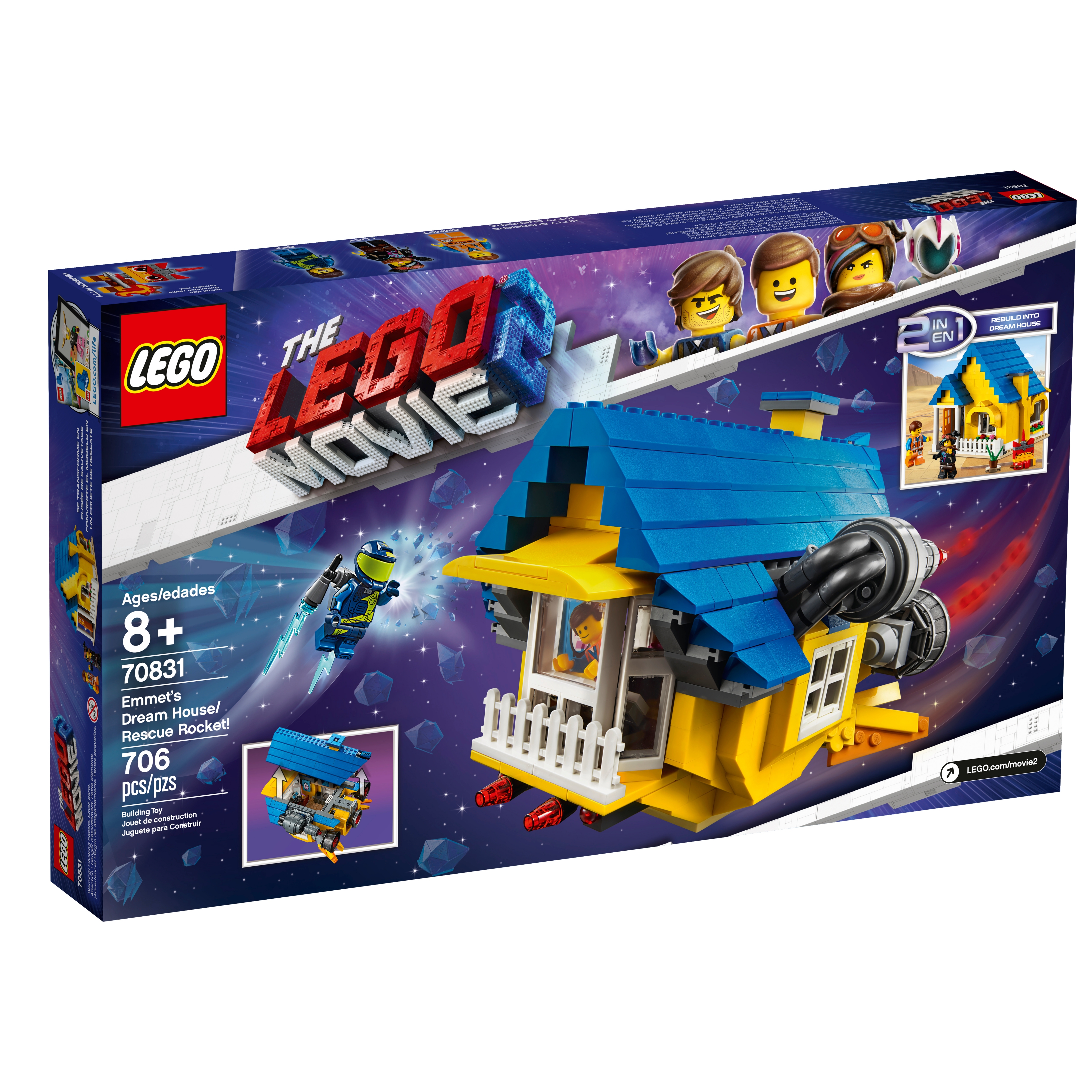 Land med statsborgerskab Forøge voksen Emmet's Dream House/Rescue Rocket! 70831 | THE LEGO® MOVIE 2™ | Buy online  at the Official LEGO® Shop US