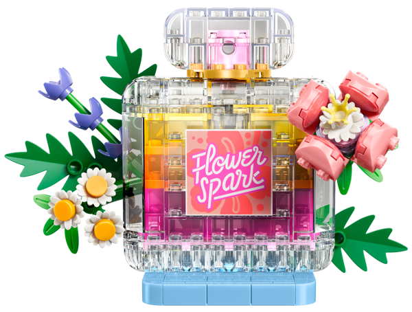 LEGO 31383 Flacon de parfum au décor floral