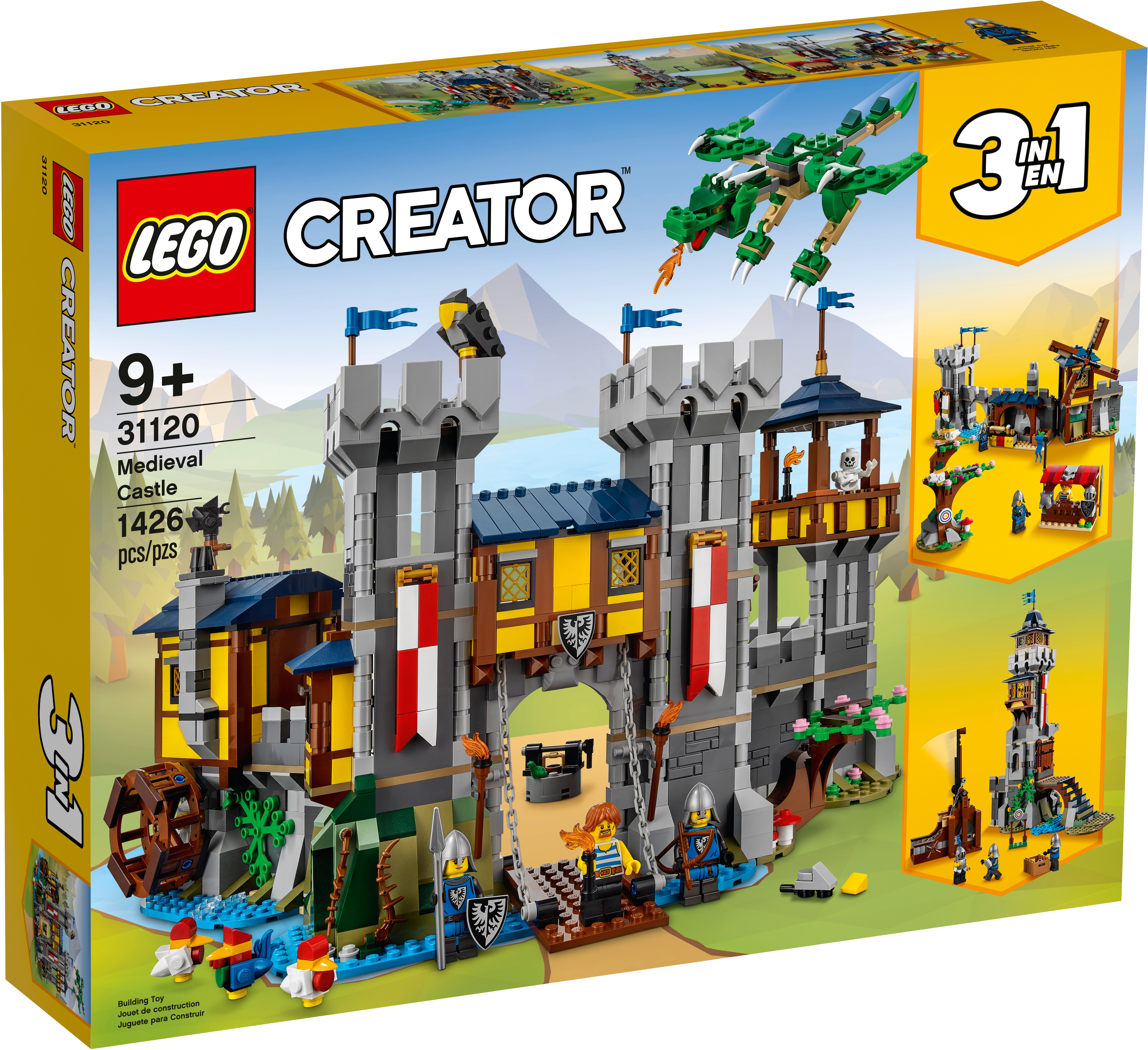 Средневековый замок 31120 | Creator 3-in-1 | LEGO.com RU