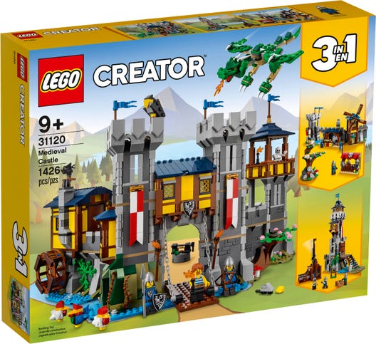 Castillo Medieval 31120 | Sets 3 en 1 Creator | Oficial LEGO® ES