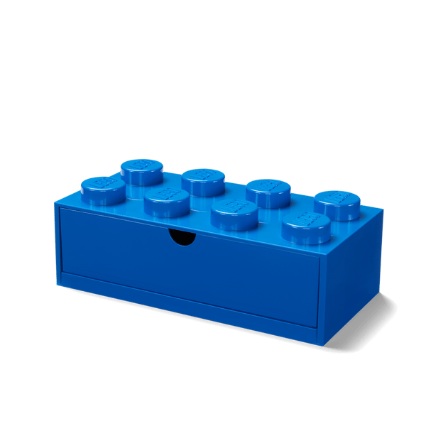 LEGO 5006143 Brique 8 tenons avec tiroir – bleu