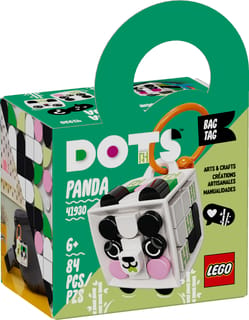 Pandás táskadísz