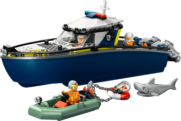 LEGO 60456 La course-poursuite en bateau de police