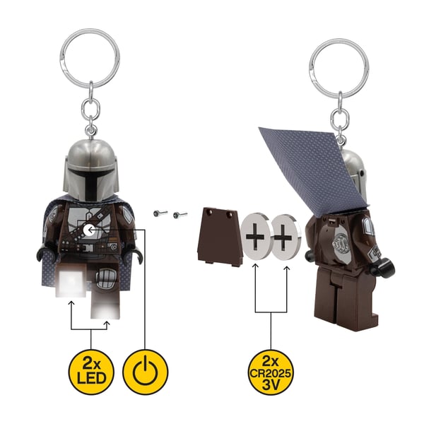 LEGO 5007612 Porte-clés lumineux Le Mandalorien — visuel 7 sur 8