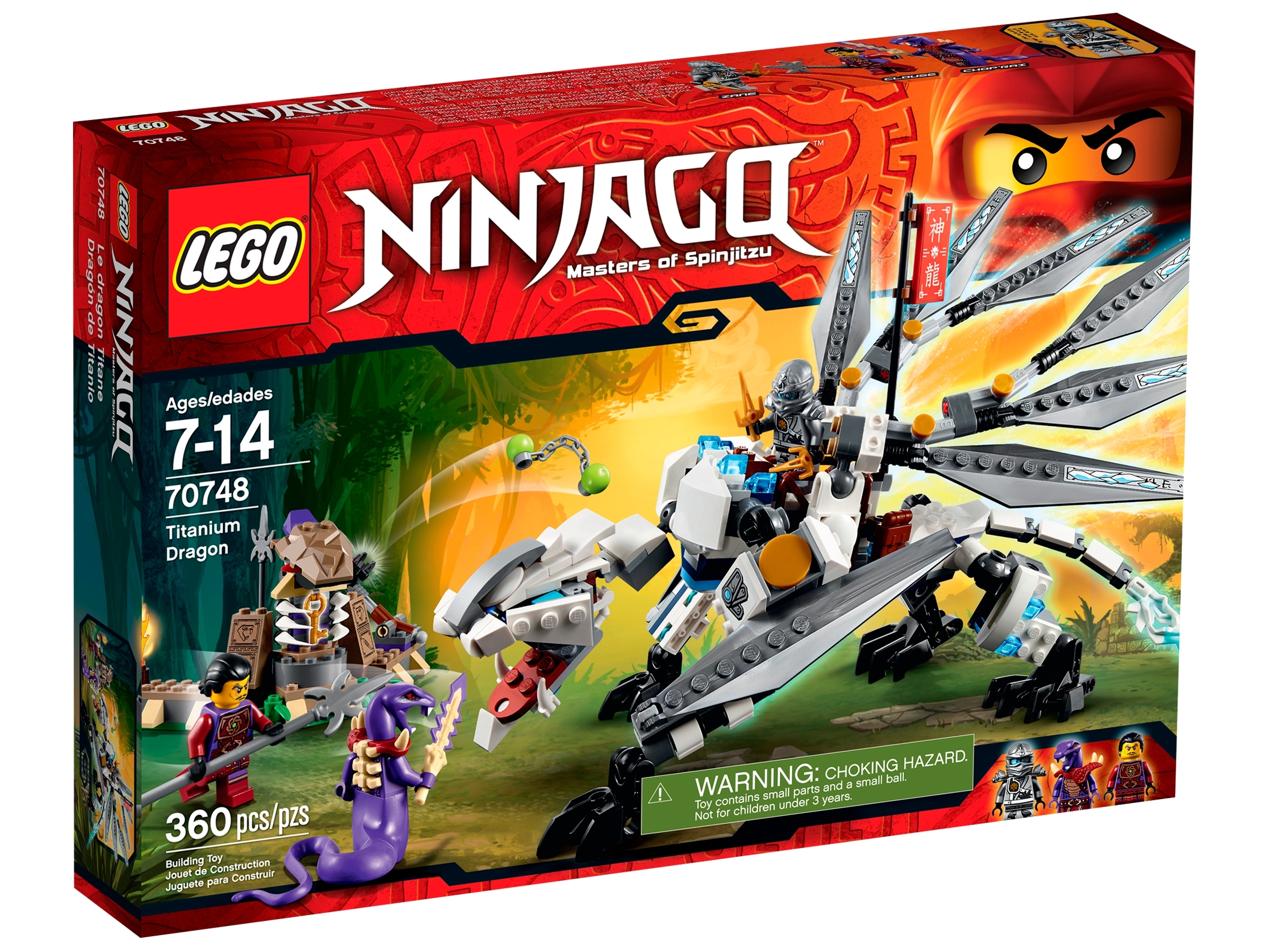 Kridt Kategori kaste støv i øjnene Titanium Dragon 70748 | NINJAGO® | Buy online at the Official LEGO® Shop US