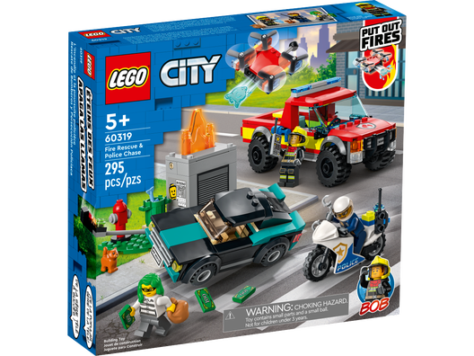 LEGO 60319 - Brandslukning og politijagt