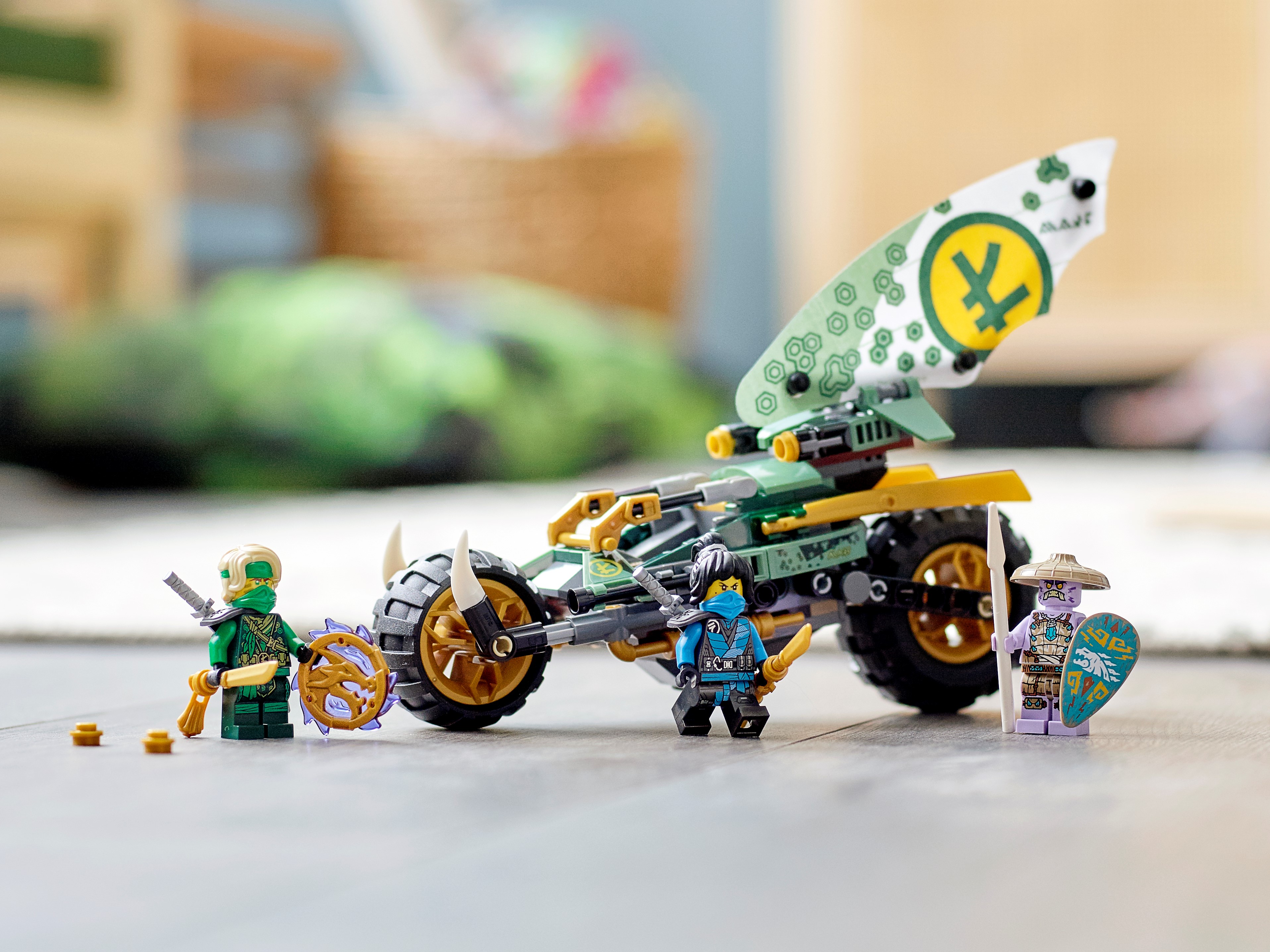 New 2021 LEGO NINJAGO Lloyd’s Jungle Chopper Bike 71745 Building Kit; Ninja Bike Toy Featuring NINJAGO Lloyd and NYA Minifigures 183 Pieces ; Top Toy for Kids Who Love Action-Packed Creative Play