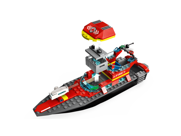 LEGO 60373 Le bateau de sauvetage des pompiers — visuel 6 sur 8