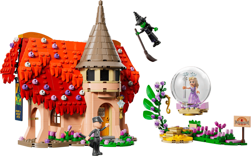 Le set LEGO 75690 Glinda et Elphaba au pays des Munchkins