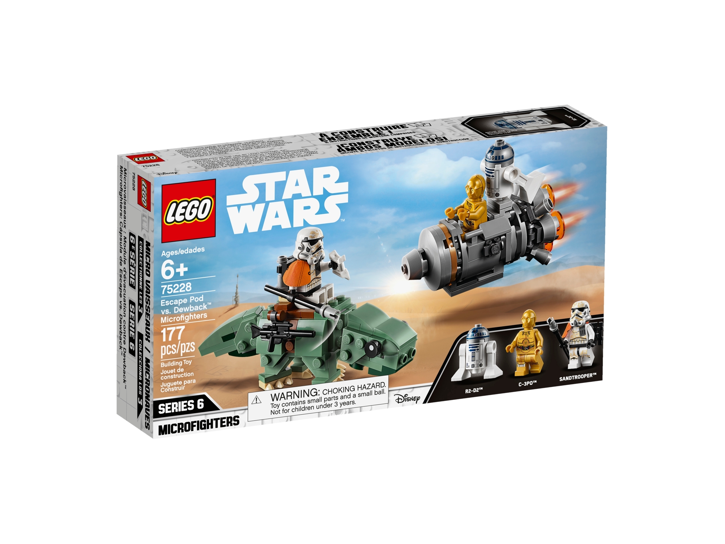 Dewback & Sandtrooper Only 75228 Bag 2 w/ Instructions LEGO Star Wars 